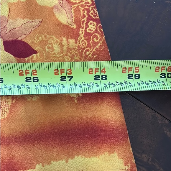 Spago Vintage Orange Patterned Maxi Dress Size 16-18 …. - Picture 8 of 9